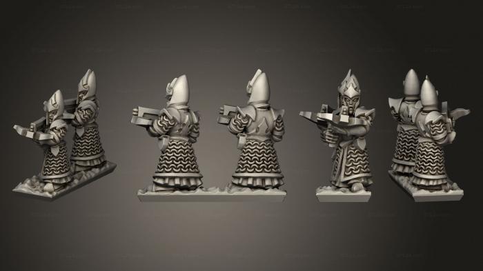 Military figurines (dire elf crossbows 05, STKW_5194) 3D models for cnc