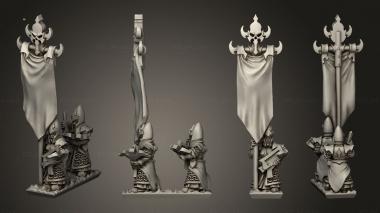 Military figurines dire elf crossbows 11 3d model