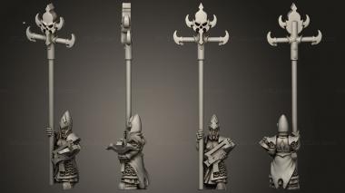 Military figurines dire elf crossbows 12 3d model