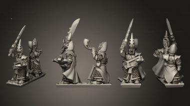 Military figurines dire elf crossbows 16 3d model