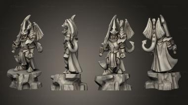 Military figurines dire elf foot hero 3d model