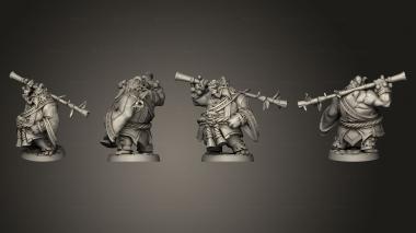 Military figurines Dojo Master Panda 3d model
