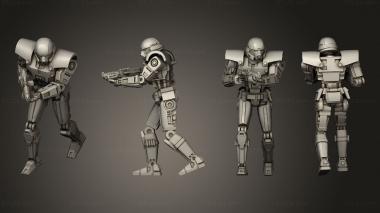 Military figurines Dominator shooting 1 3d model