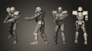Military figurines Dominator shooting 3 3d model