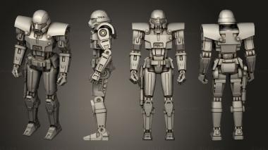 Military figurines Dominator sideblaaster 3d model