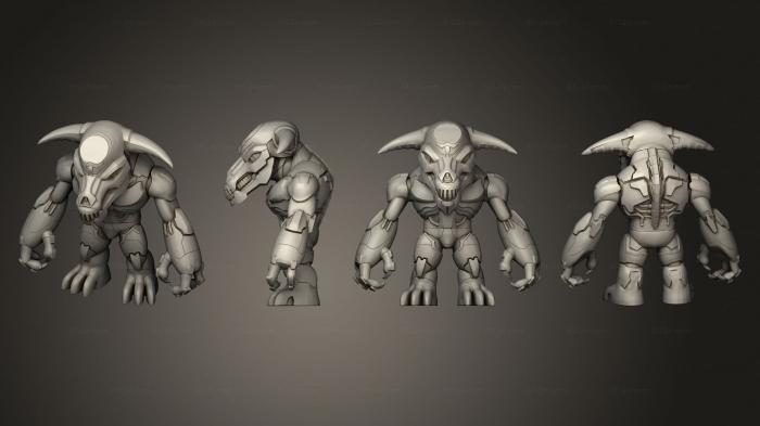 Military figurines (DOOM Icon of Sins Chibi, STKW_5257) 3D models for cnc