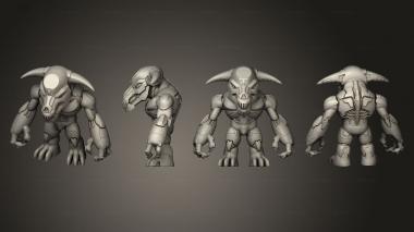Military figurines DOOM Icon of Sins Chibi 3d model