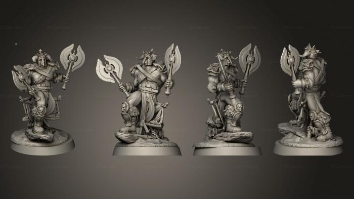 Military figurines (Doom Warriors 3, STKW_5262) 3D models for cnc