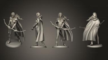 Military figurines Dota 2 Anime Series Mirana 3d model