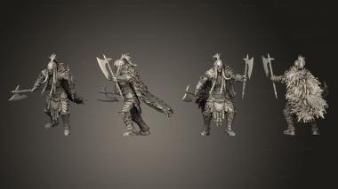 Military figurines Double Axe Huge 3d model