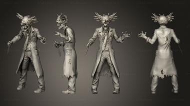 Military figurines Dr Zombiestein Dagger 3d model