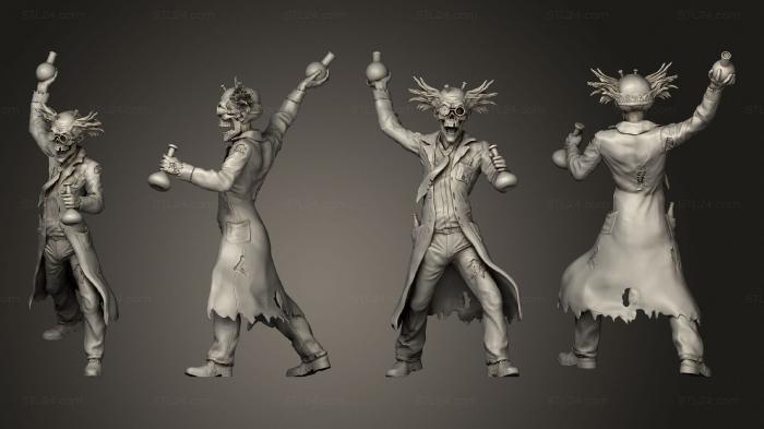 Military figurines (Dr Zombiestein Potion, STKW_5275) 3D models for cnc