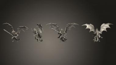 Military figurines Draconic Demon White Scepter 3d model