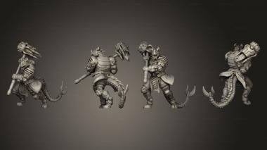Military figurines DRAGONBORE SOLDIER CHIKEN A 3d model