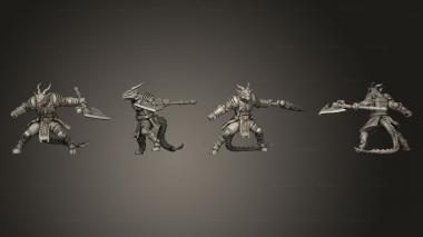 Military figurines DRAGONBORNE ME CHA DO 3d model