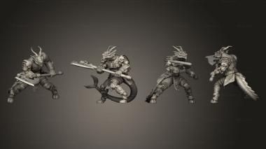 Military figurines DRAGONBORNE ME NU DO 3d model