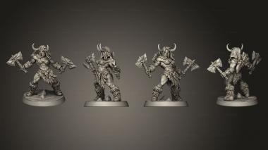 Military figurines Dragonpeak Barbarian F 3d model