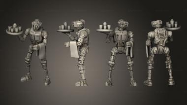 Military figurines DROID 01 3d model