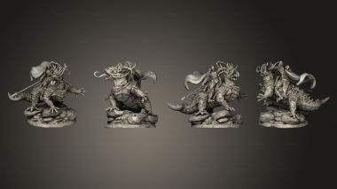 Military figurines Drokzok Riders 3d model