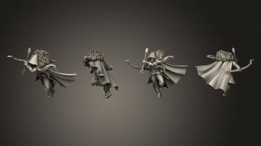Military figurines Drow Fighter ver 3 3d model