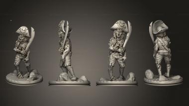 Military figurines Drowned Maiden 005 3d model