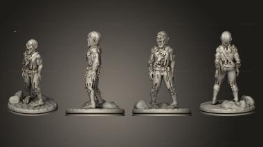 Military figurines Drowned Maiden 007 3d model