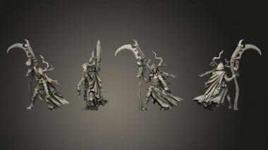 Military figurines Druid ver 2 3d model
