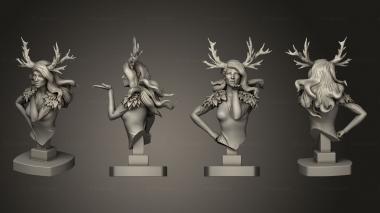 Military figurines Dryad Bust 3d model