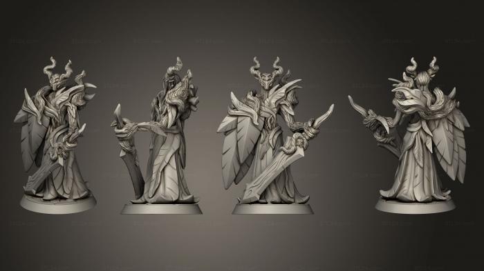 Military figurines (dryad knight of grimm woodeldar, STKW_5398) 3D models for cnc
