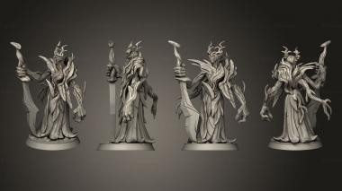 Military figurines dryad knight of grimm woodeldar 01 3d model