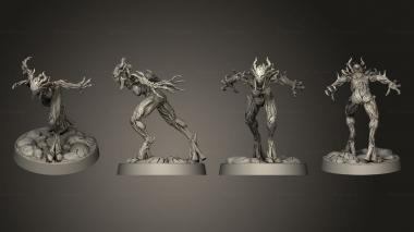 Military figurines Dryads Pose 5 3d model