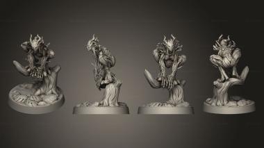 Military figurines Dryads Pose 12 2 3d model