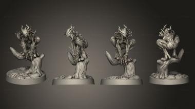 Military figurines Dryads Pose 12 3d model
