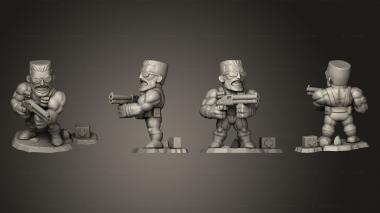 Military figurines Duke Nukem 23 3d model