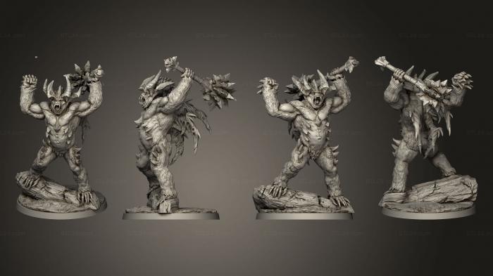 Military figurines (Duke of Hell, STKW_5413) 3D models for cnc