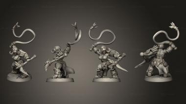 Military figurines Dumlok E 002 3d model