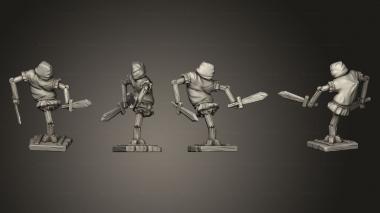 Military figurines dummy training B rep 3d model