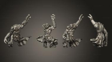 Military figurines Duncan Shadow Dire Troll 3d model