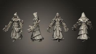 Military figurines Dungeon Arcane Sorceress Magic Claws 3d model
