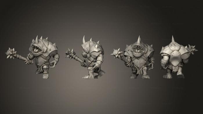 Military figurines (Dungeon Guardian Large, STKW_5450) 3D models for cnc