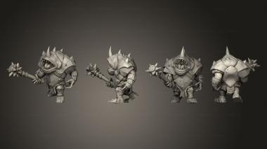Military figurines Dungeon Guardian Large 3d model