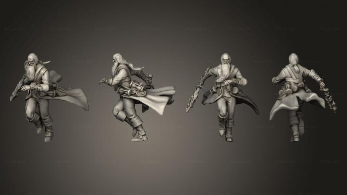 Military figurines (Dungeon Time Wizard Magic Dagger, STKW_5455) 3D models for cnc
