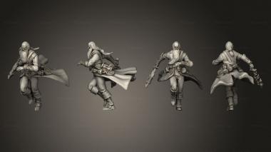Military figurines Dungeon Time Wizard Magic Dagger 3d model