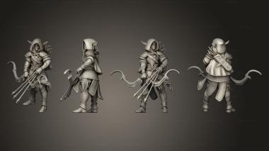Military figurines Dwarf Archer 5 3d model