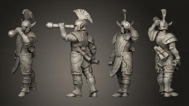 Military figurines Dwarf Ballista D 3d model