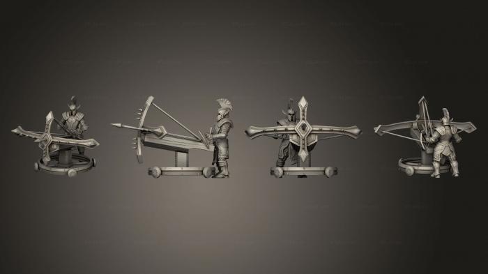 Military figurines (Dwarf Ballista E, STKW_5481) 3D models for cnc