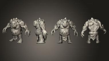 Military figurines Dwarf Cyclops 3d model