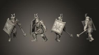 Military figurines Dwarf Easterling A 3d model