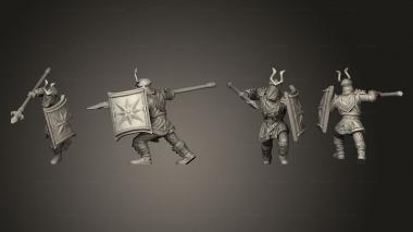 Military figurines Dwarf Easterling C 3d model