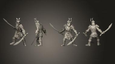 Military figurines Dwarf Easterling D 3d model